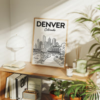 Denver, Union Station Line Art