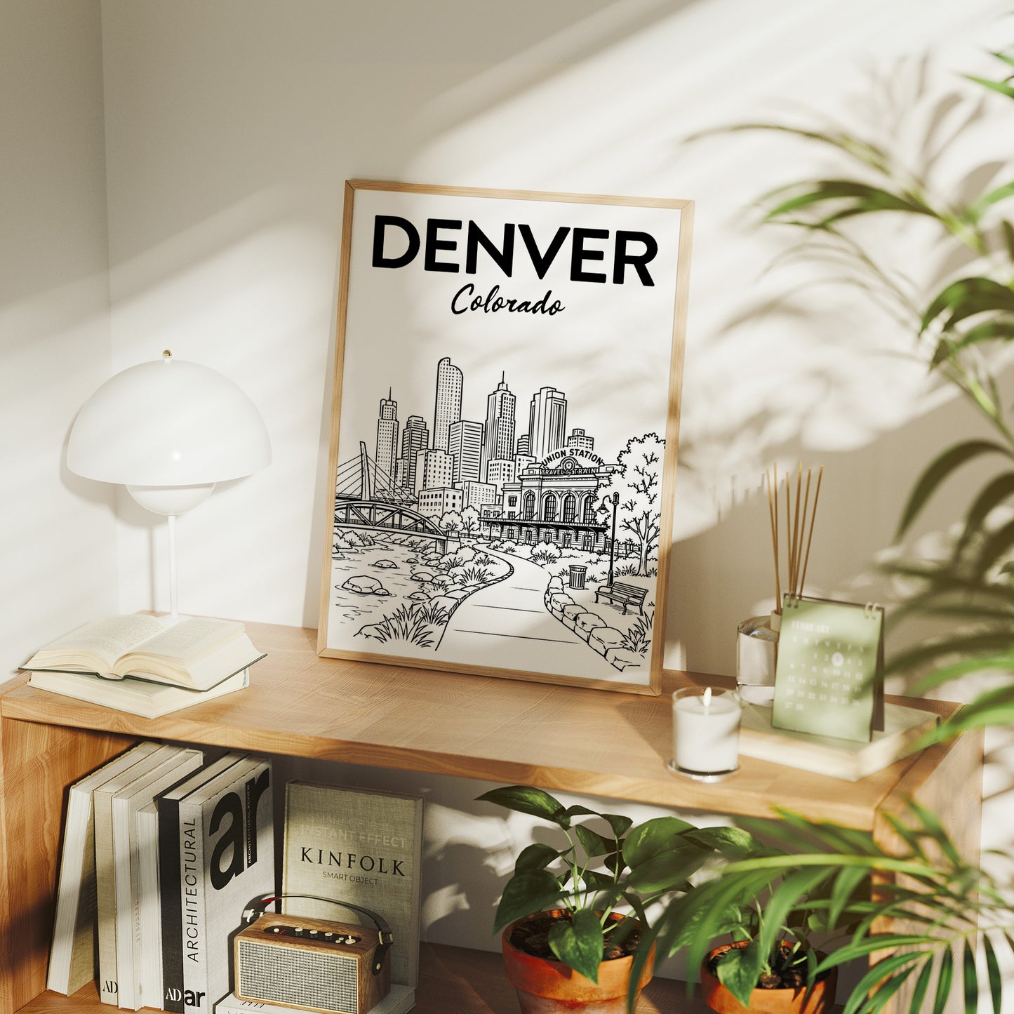 Denver, Union Station Line Art