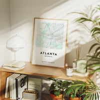 Atlanta, Mapped in Mint