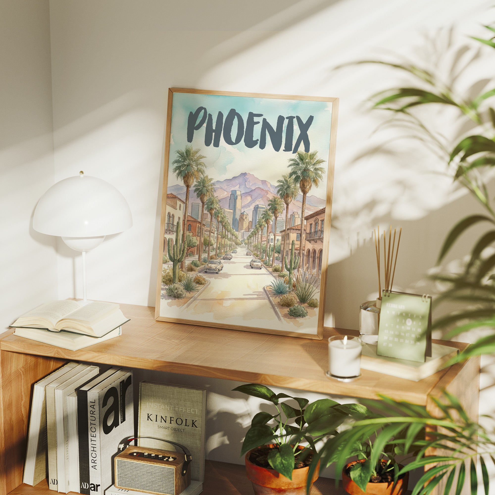 Phoenix in Watercolor