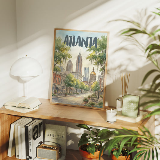 Atlanta in Watercolor