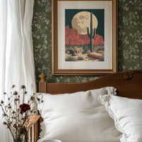 Desert Moon — Red Rock Valley Screenprint