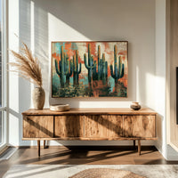 Saguaros At High Noon