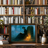 Reading by Lantern Light