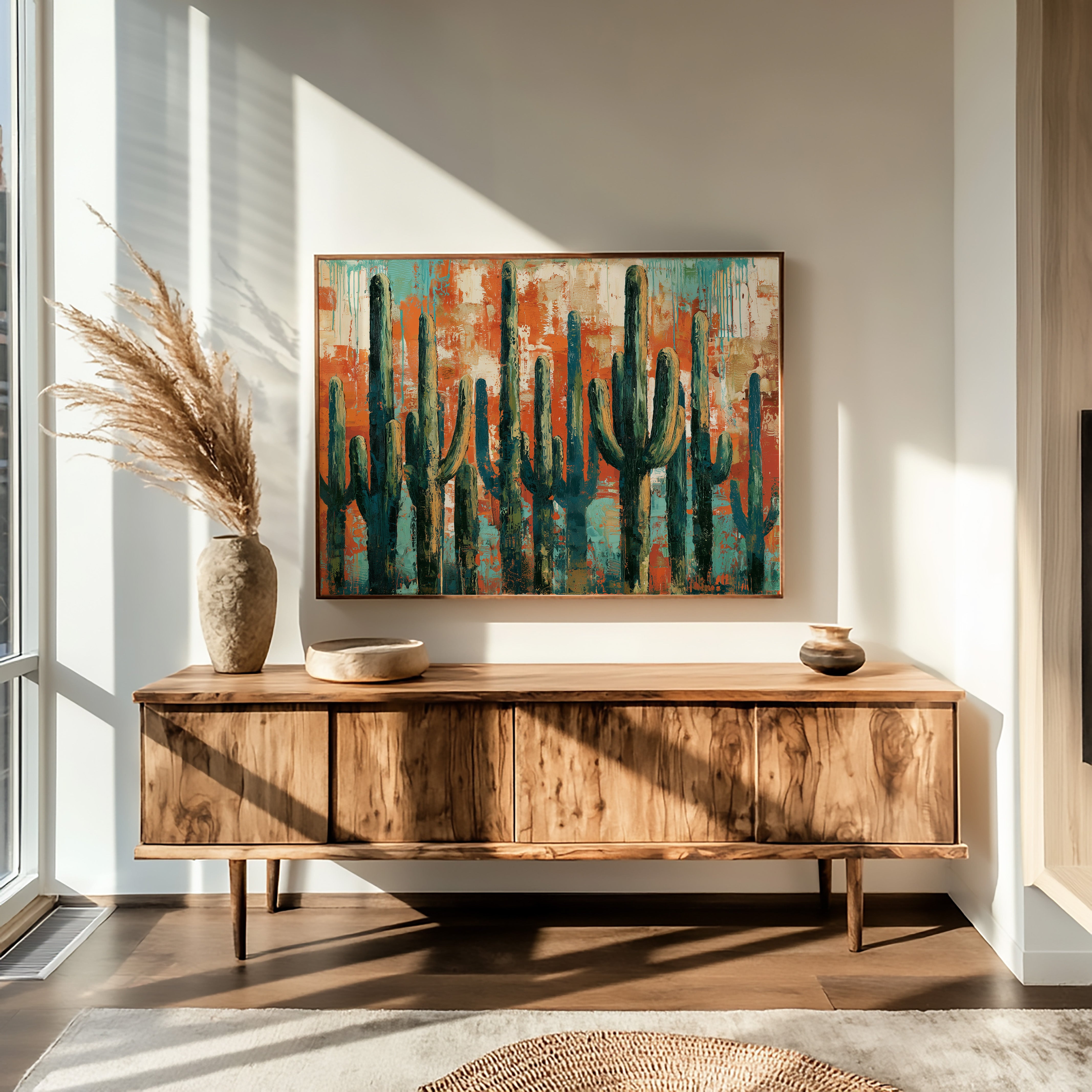 Saguaro Grove Abstraction