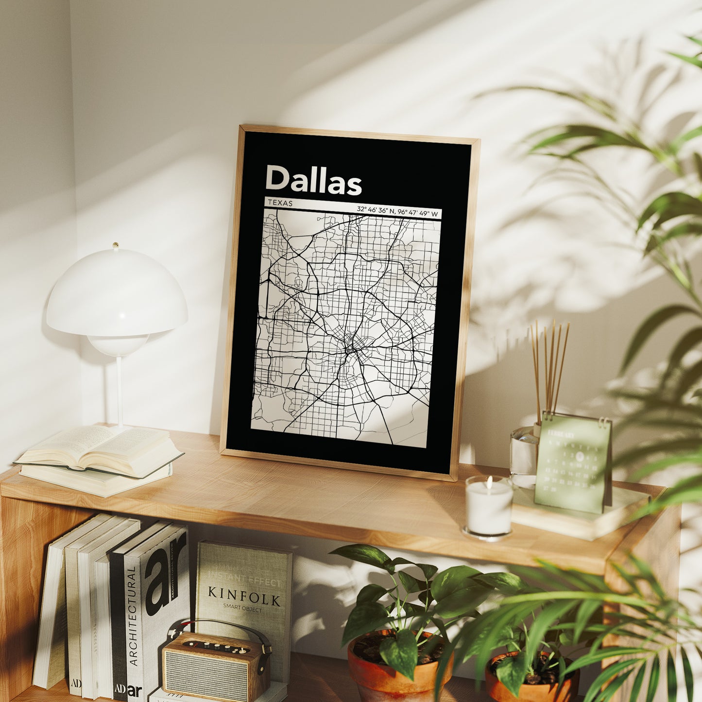 Dallas, Mapped in Black