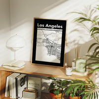 Los Angeles, Mapped in Black