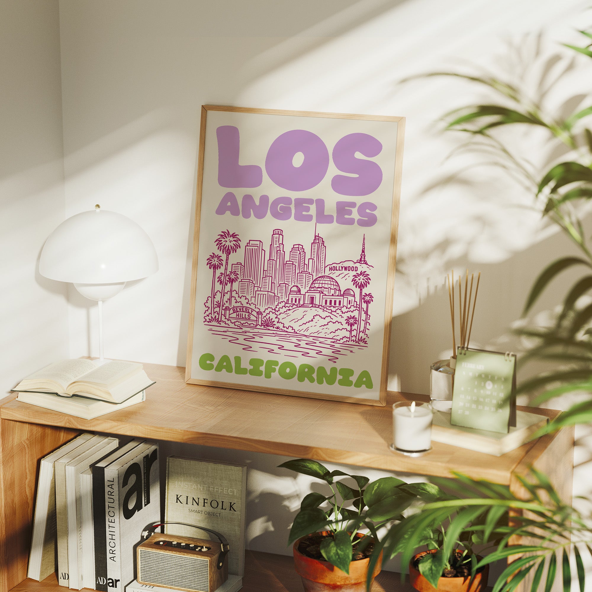 Los Angeles, Bubble Letter Skyline