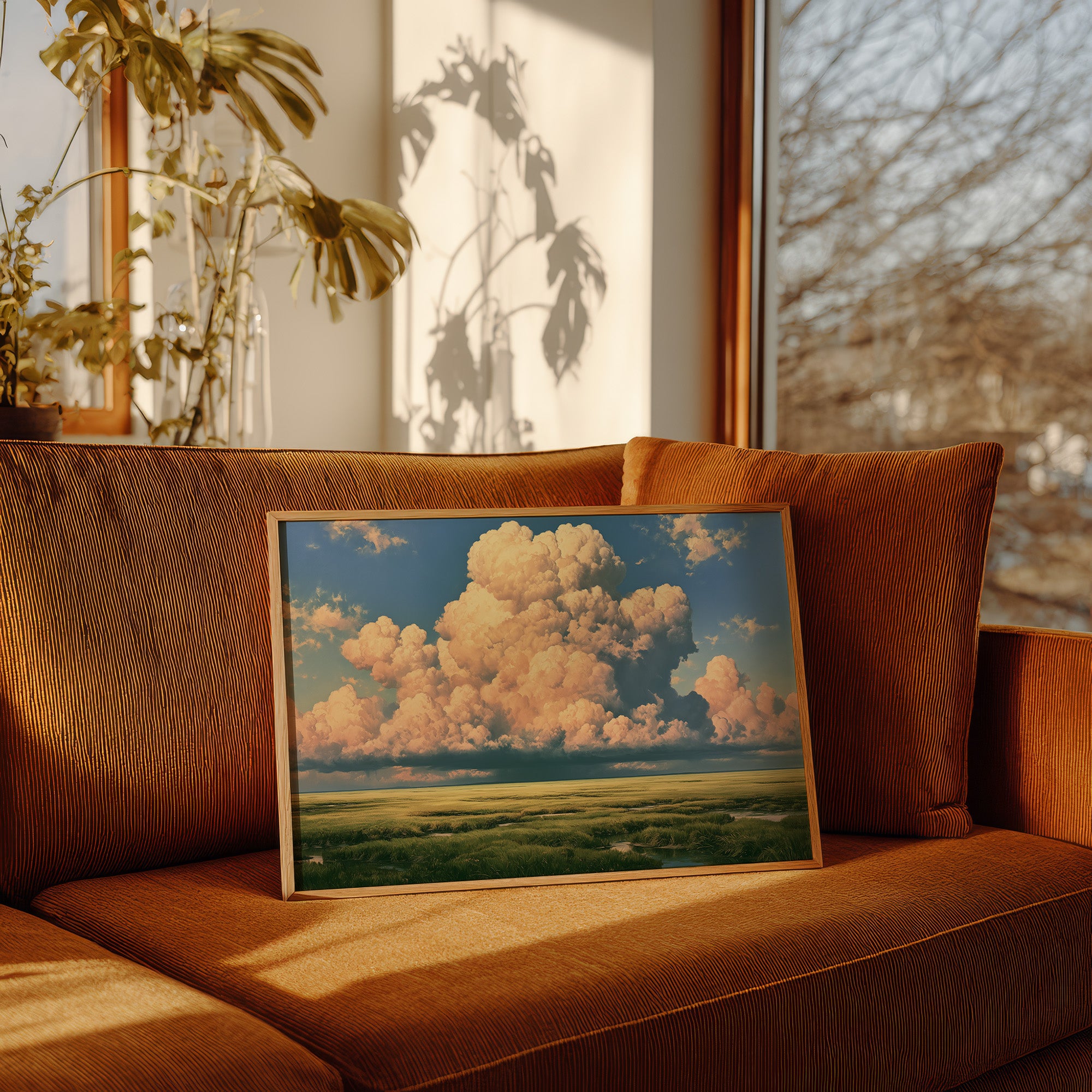 Marshland Beneath the Clouds