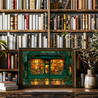 Rainy Night at the Bookshop