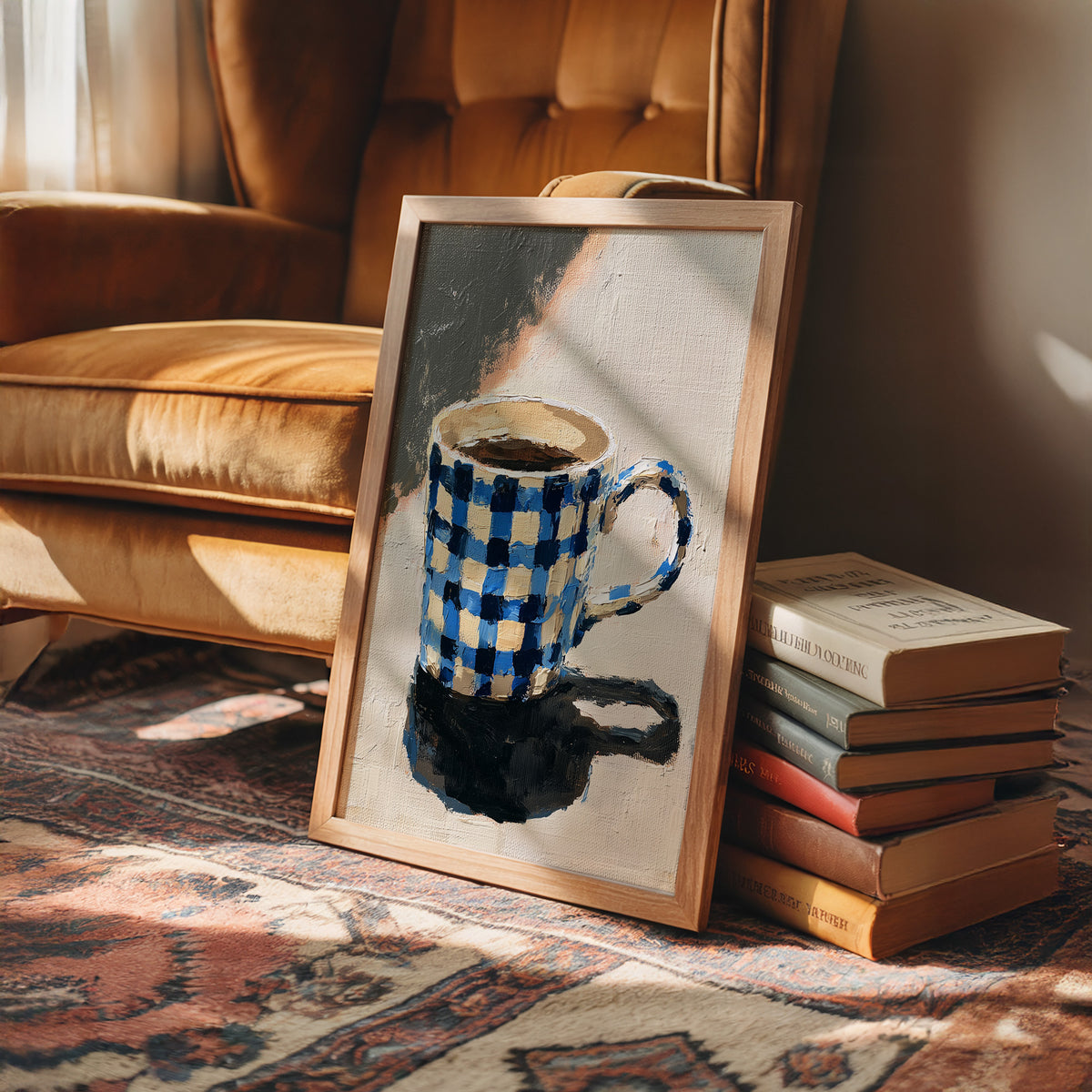 Gingham Mug, Morning Light