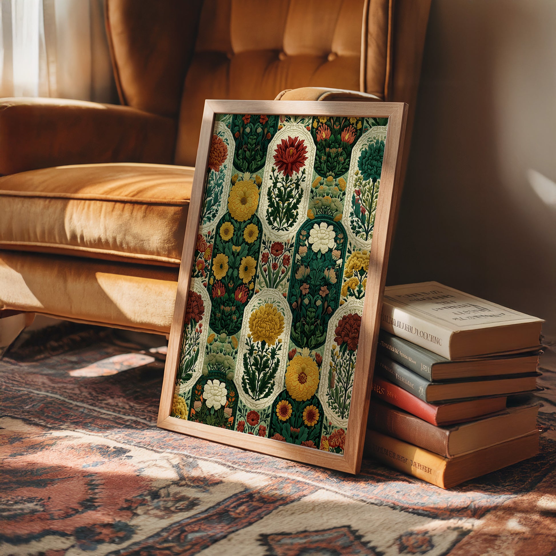 Chrysanthemum Panel Garden Tapestry