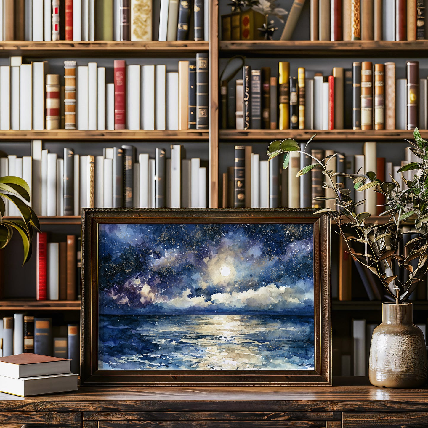 Moonlight on the Open Sea