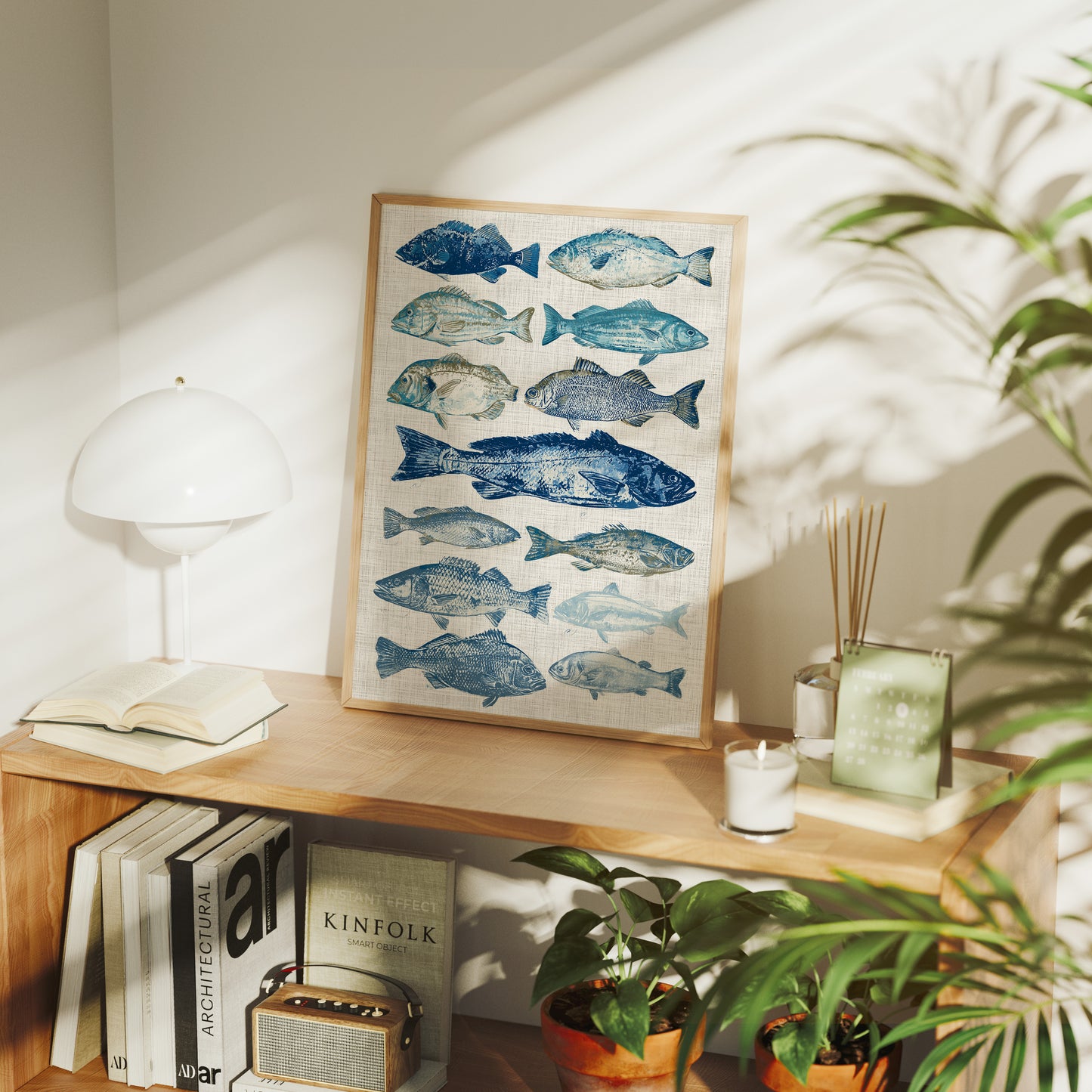 Gyotaku School in Blue