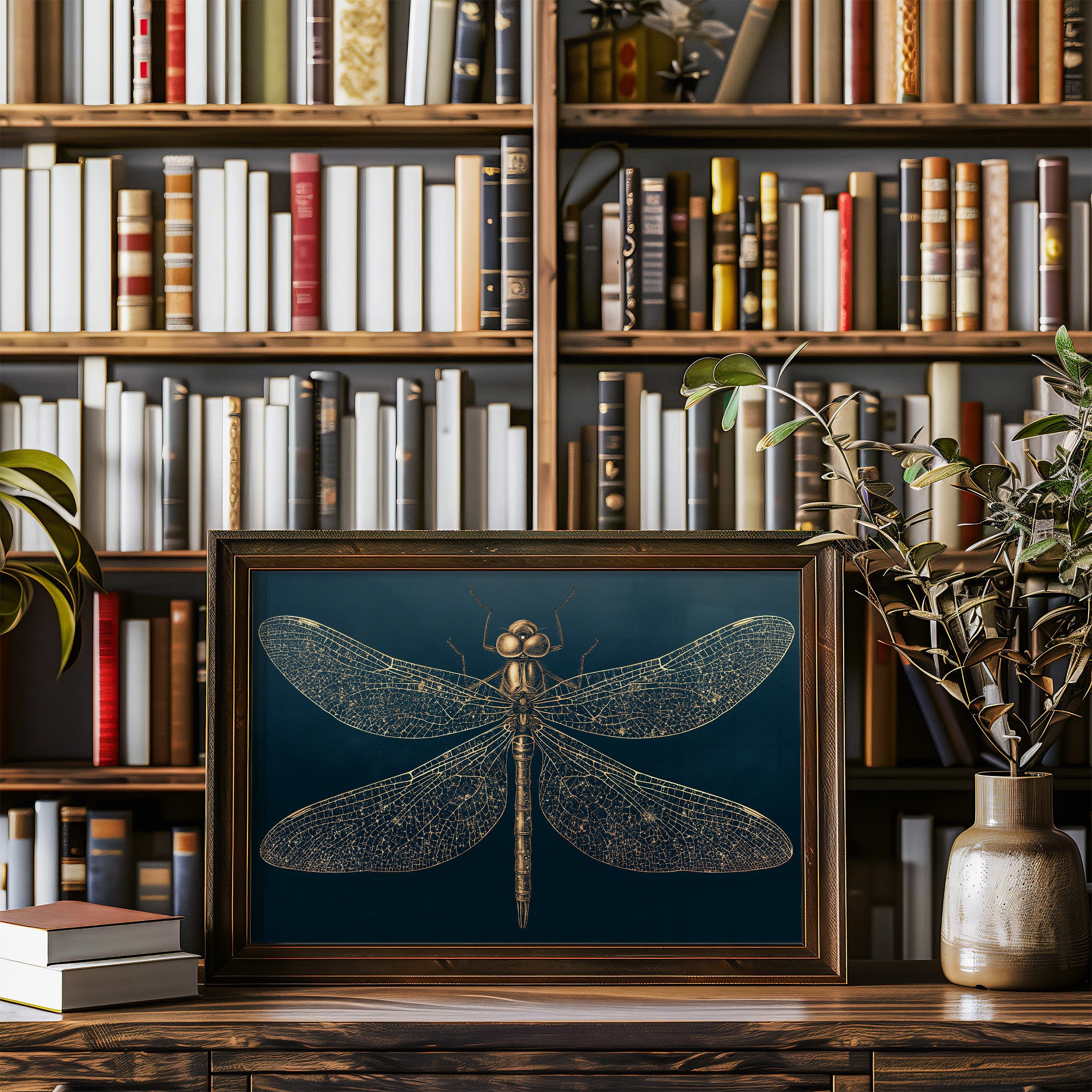 Gilded Wings in Twilight