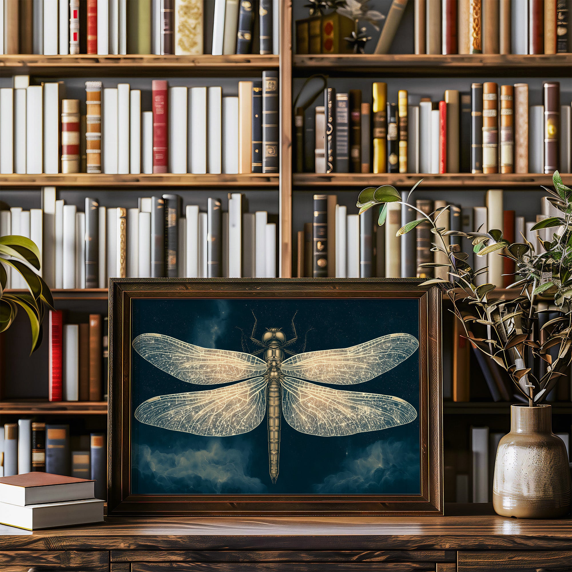 Dragonfly Woven From Starlight