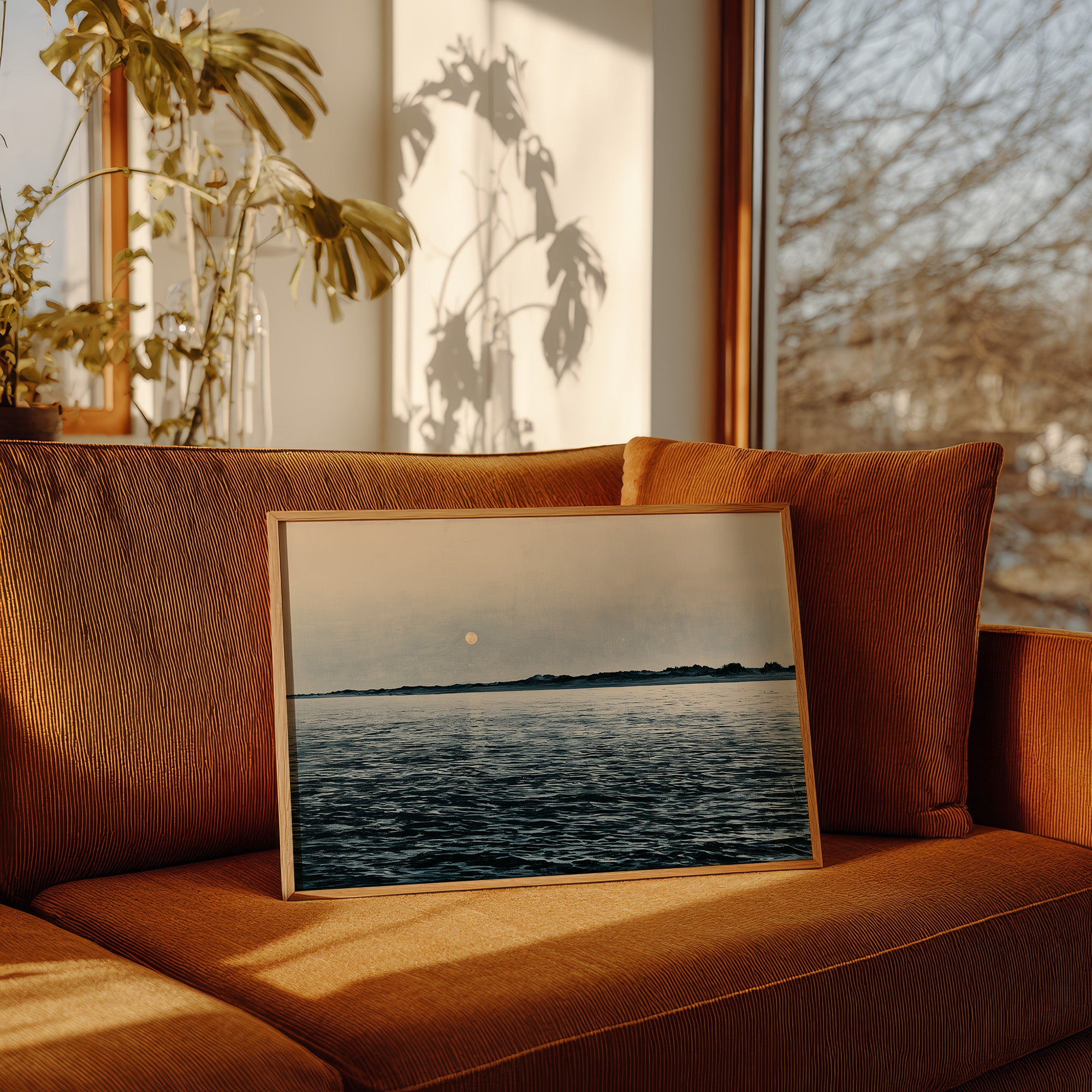 Moonrise Over Quiet Water