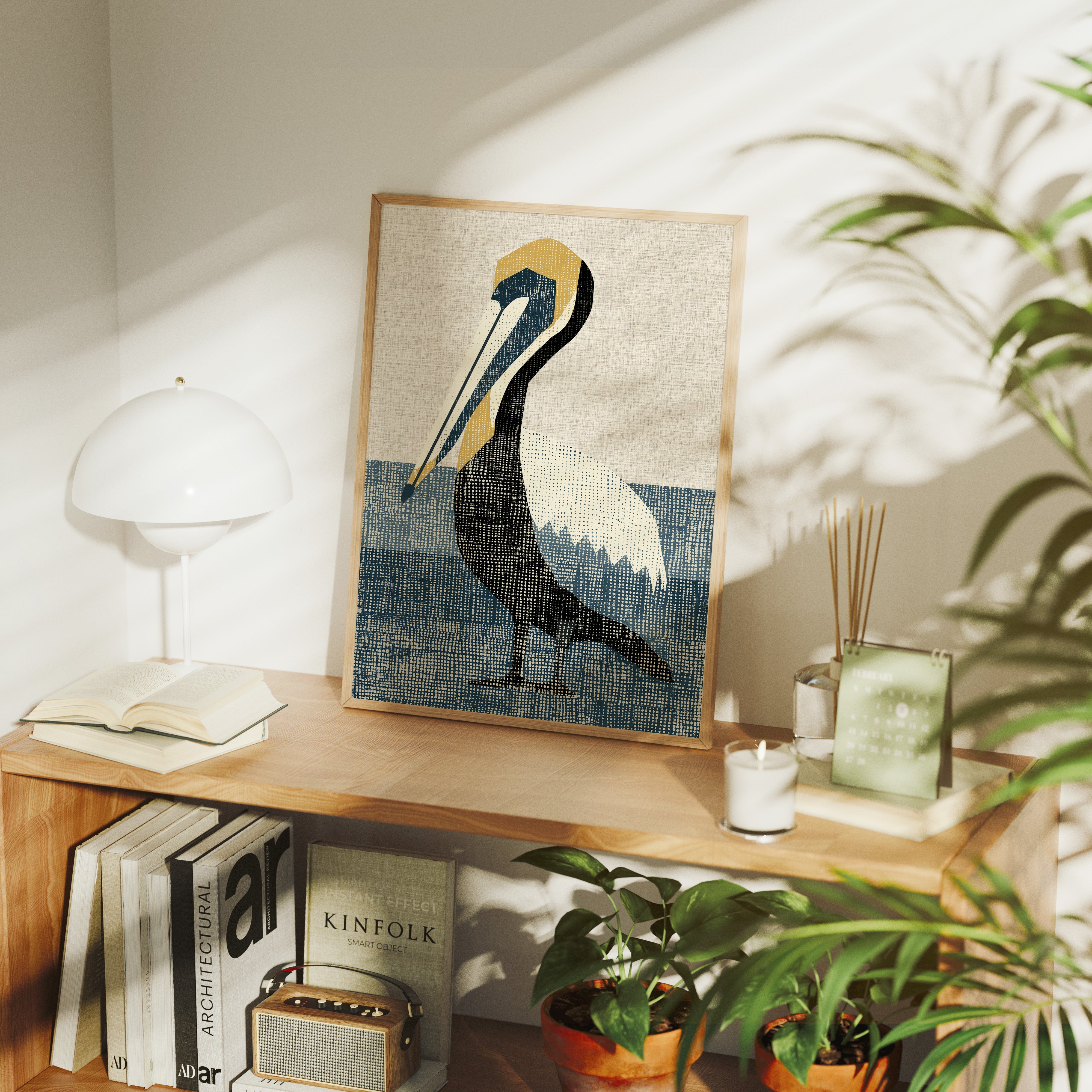 Pelican in Dotted Slate