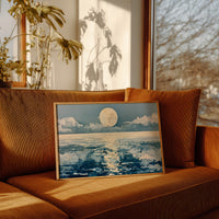 Full Moon in Watercolor