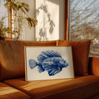 Lionfish in Indigo Ink