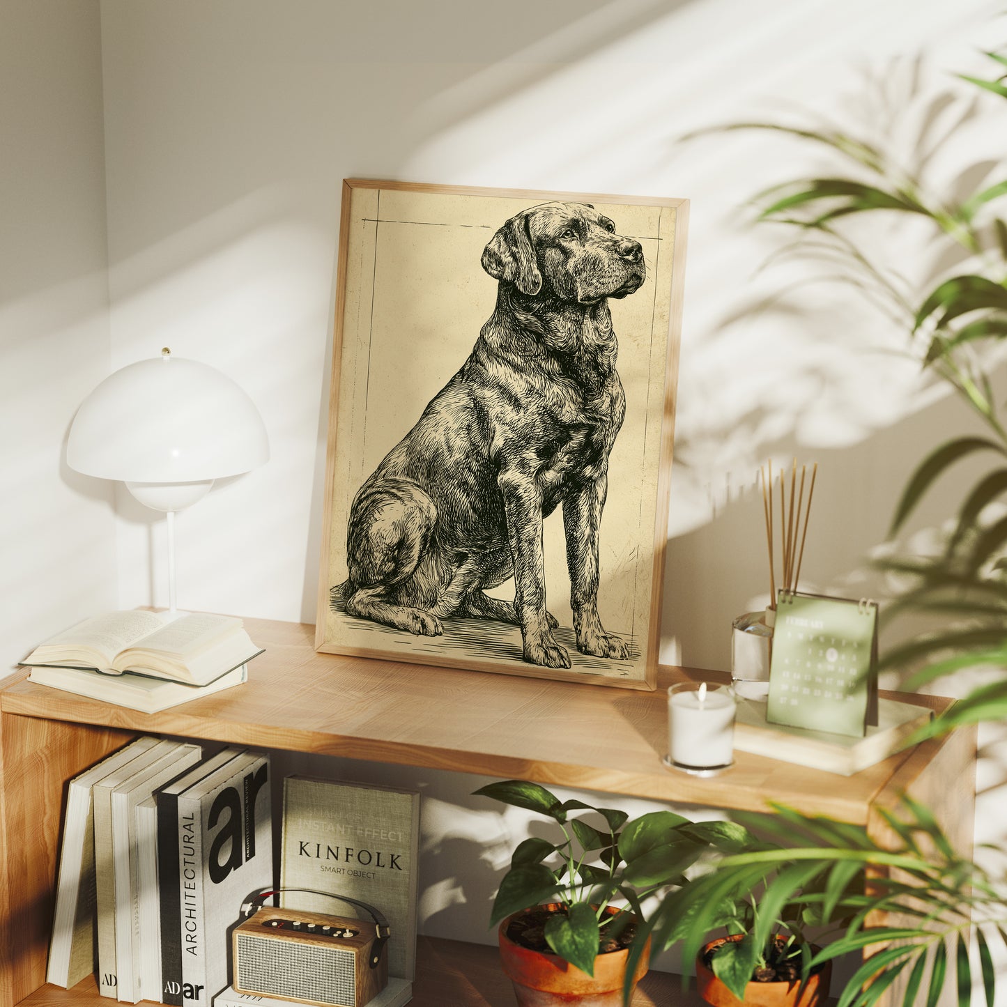 Noble Watch: Vintage Hound Engraving