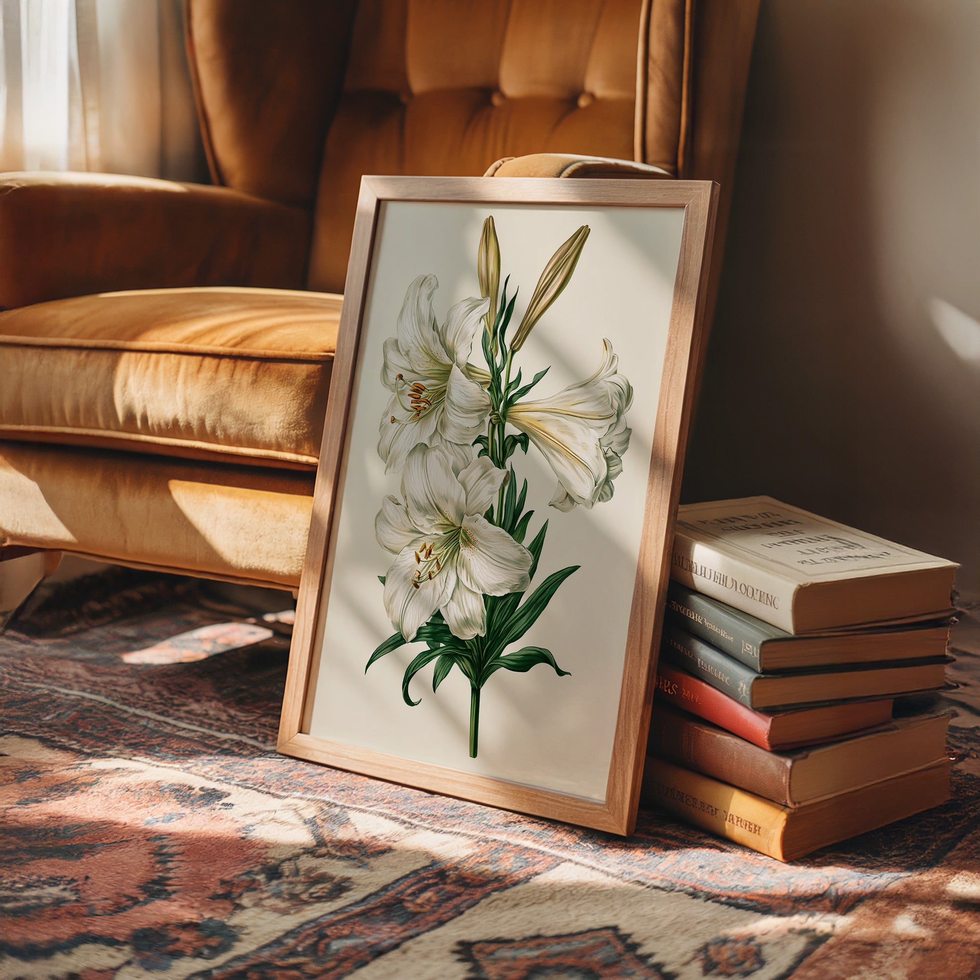 Trumpet of Spring: White Lily Study
