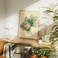 The Fancy One: Ornamental Goldfish Study
