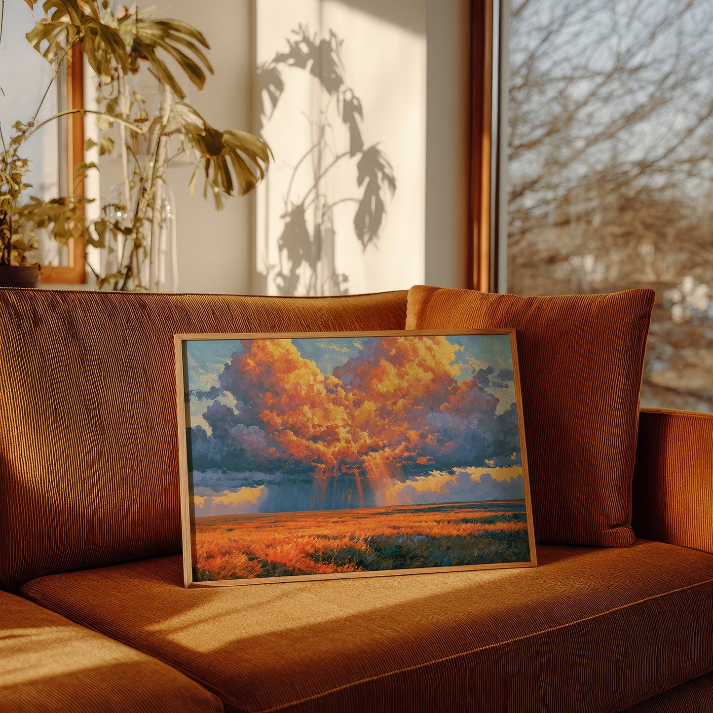 Fire in the Prairie Sky