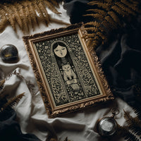 Keeper of the Fox: A Folklore Woodcut