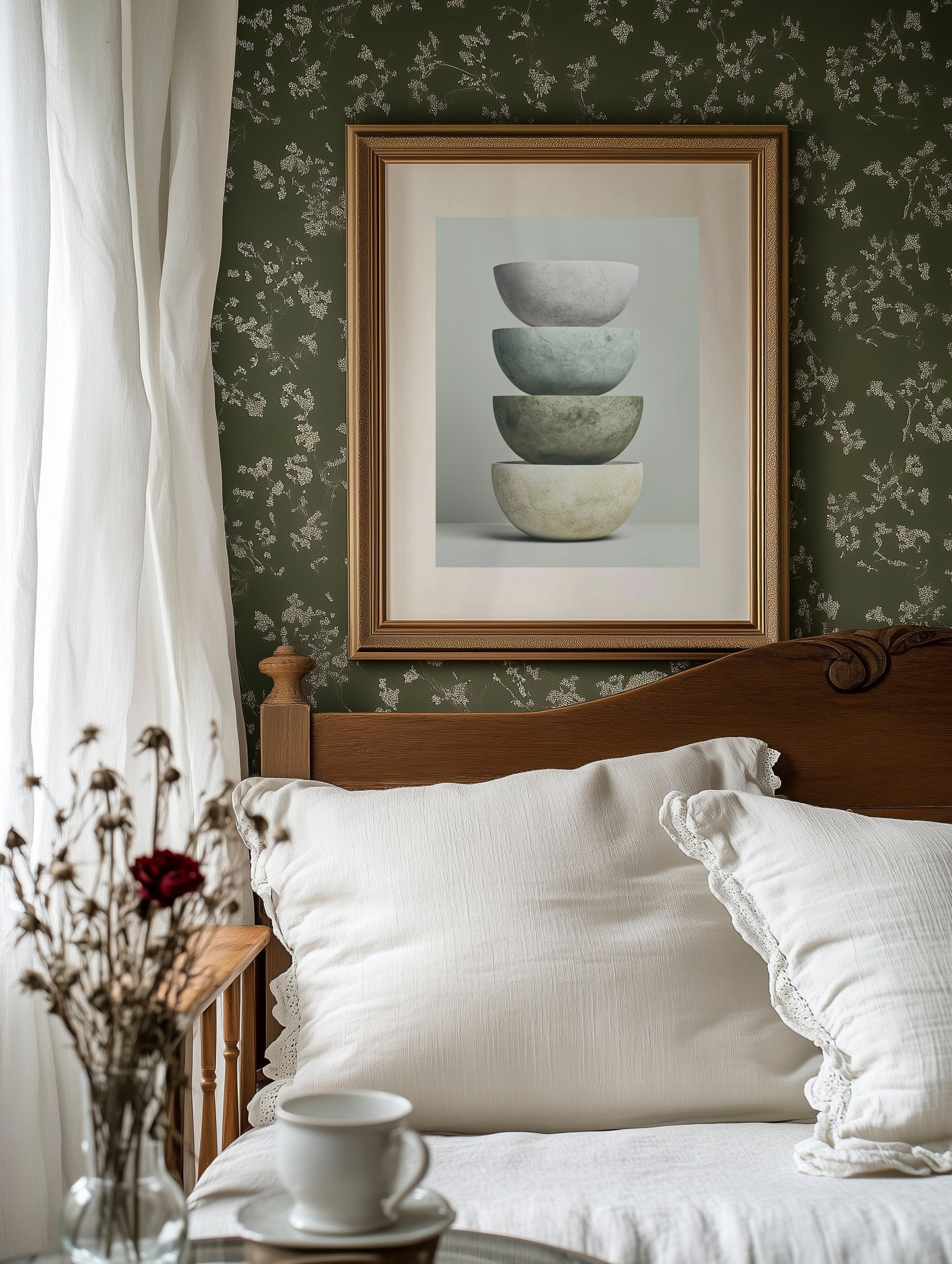Stacked Stoneware: Sage to Cream