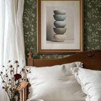 Stacked Stoneware: Linen and Sage