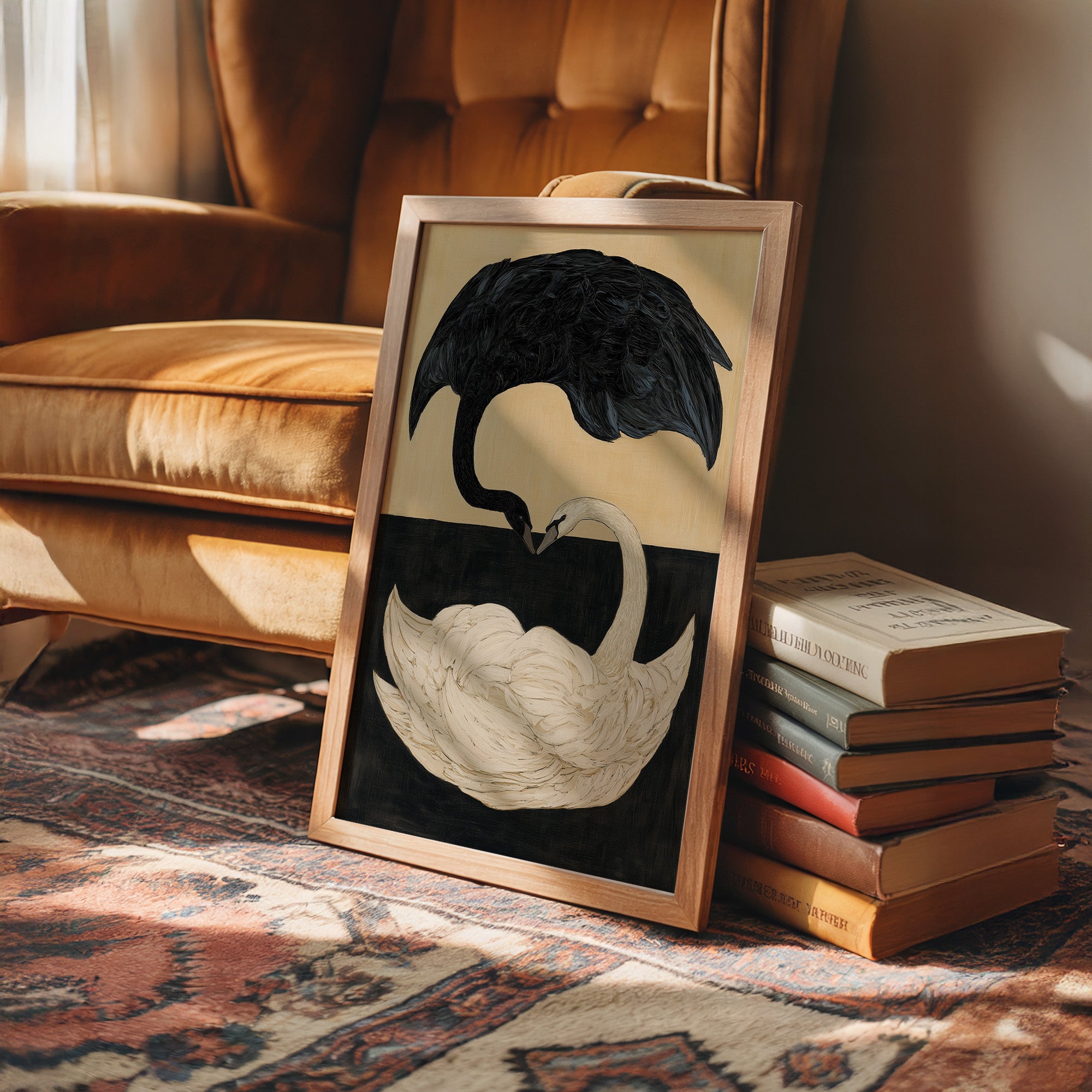 Two Swans, One Heart
