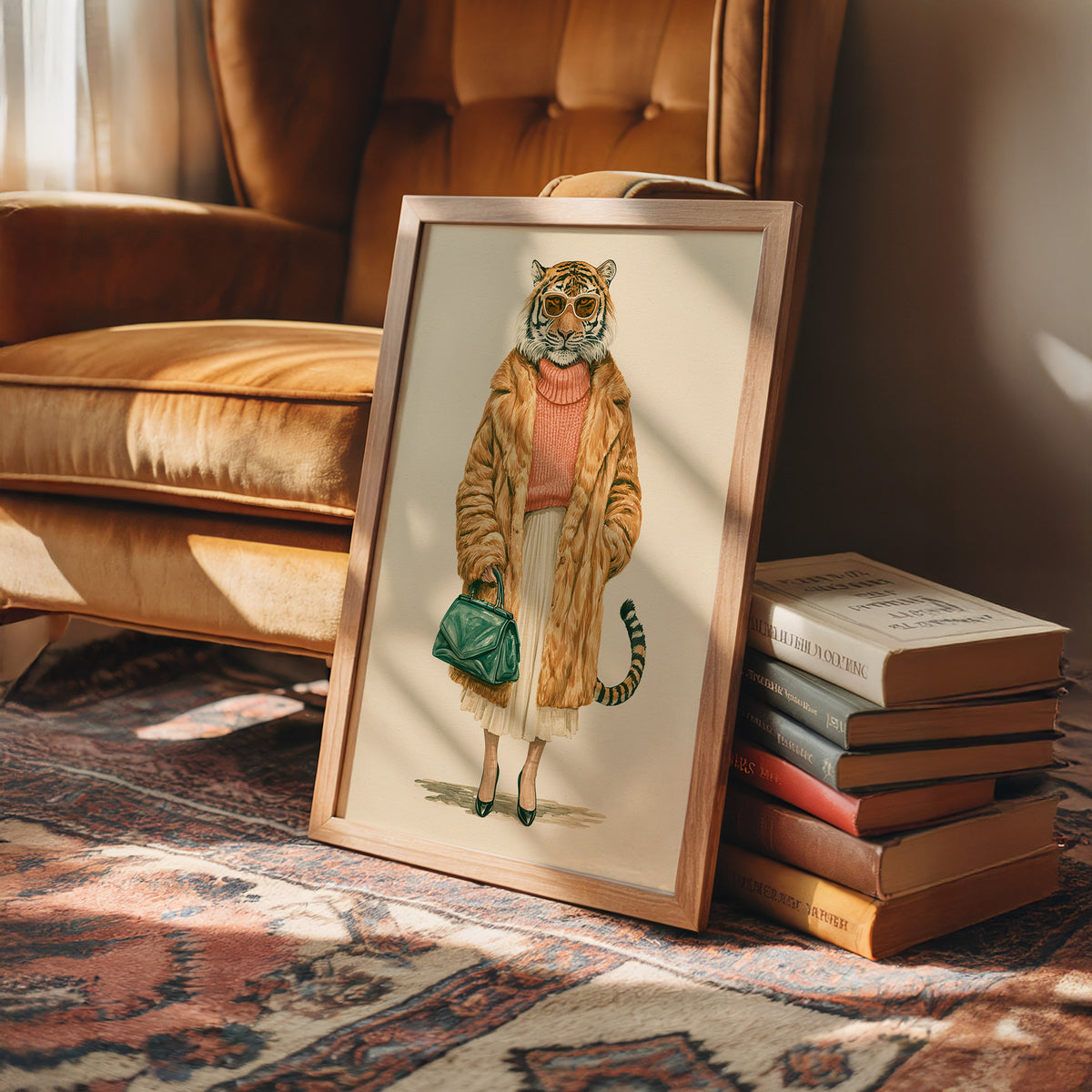 Tiger in Faux Fur: The Fashion Week Regular
