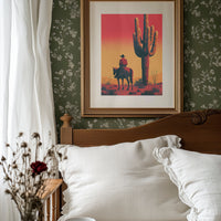 Cowboy's Watch: Desert Sunset Standoff