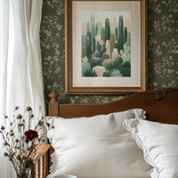 Spiny Sanctuary: Detailed Cactus Collage