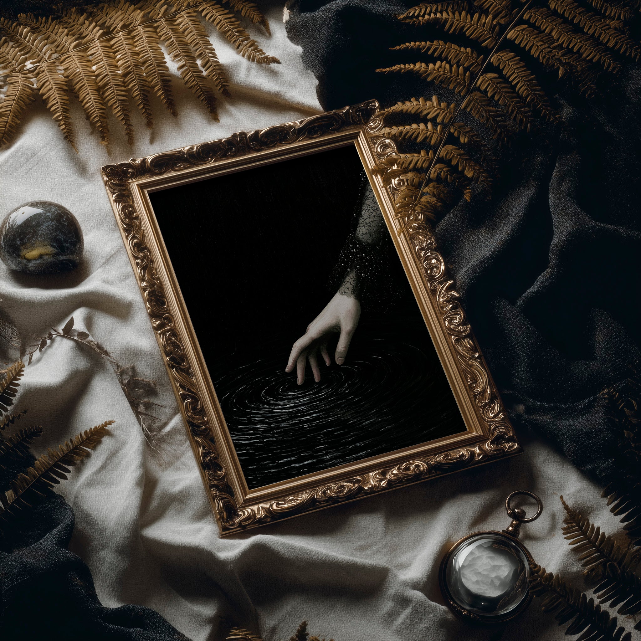 Touch of Stardust: Hand Dissolving into the Void