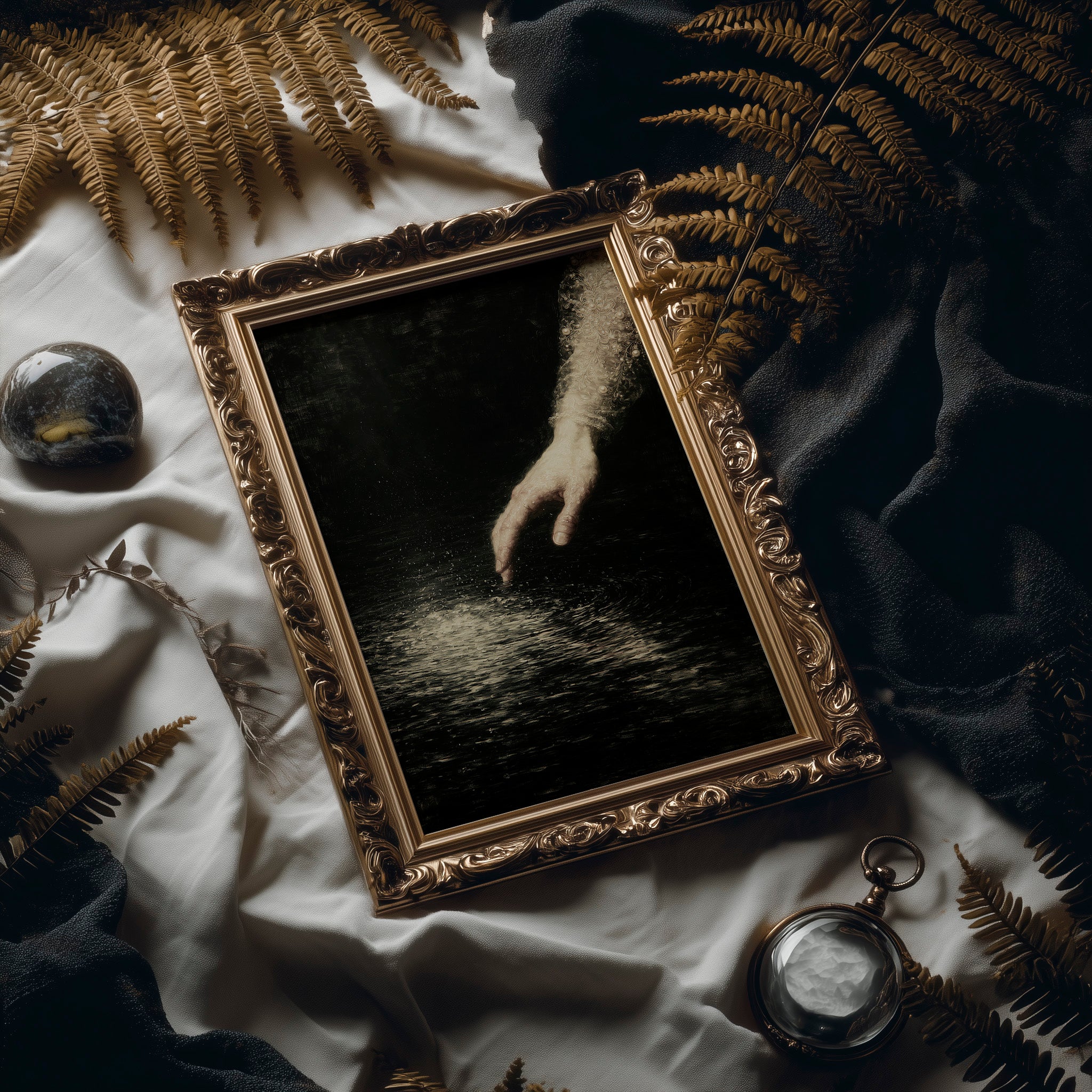 Fingertip and Moonlit Water: A Renaissance Study