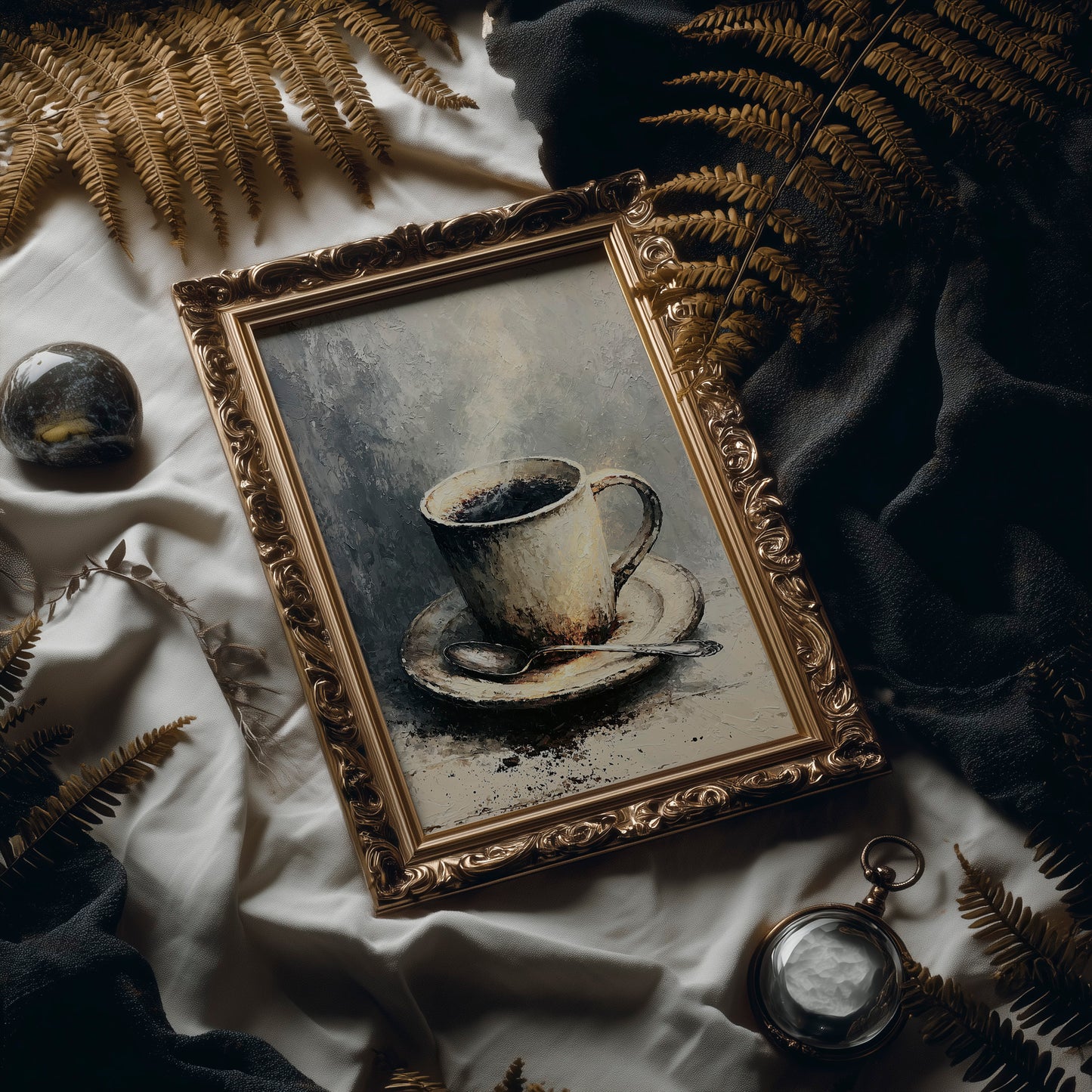 Morning Steam: A Coffee Cup Still Life