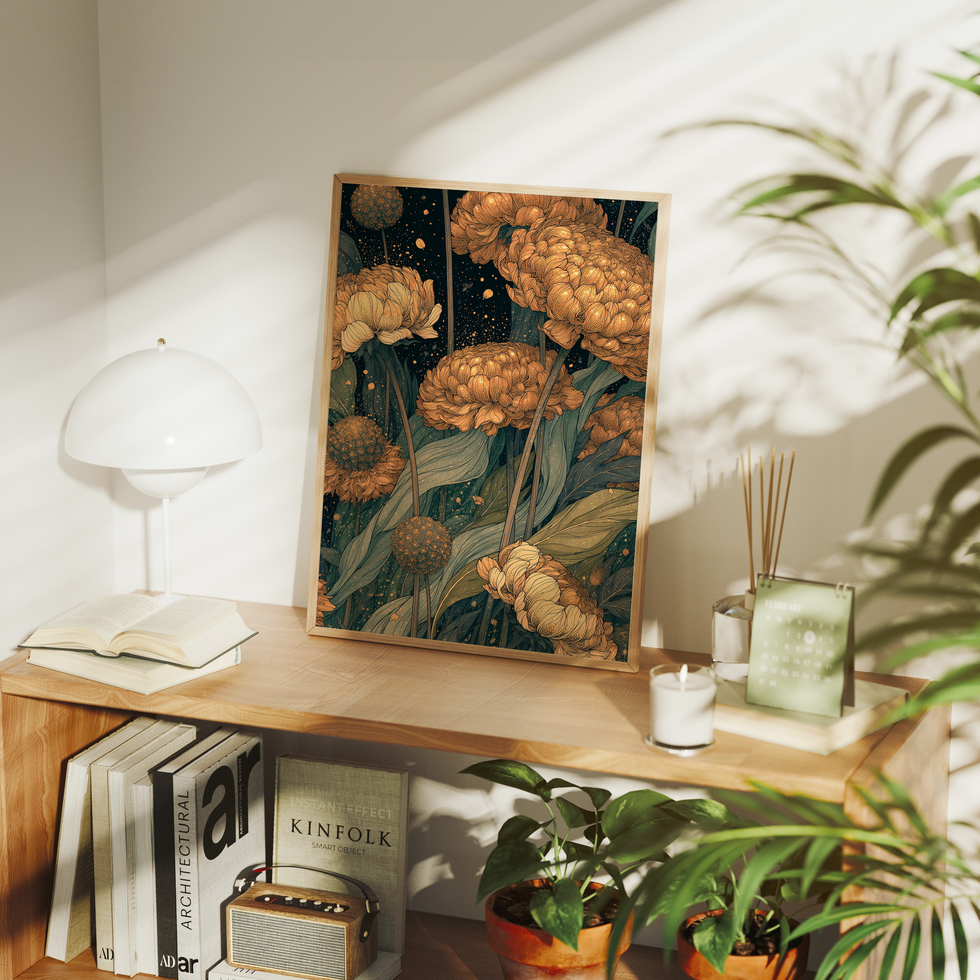 Marigolds Under Midnight: A Dark Botanical Study