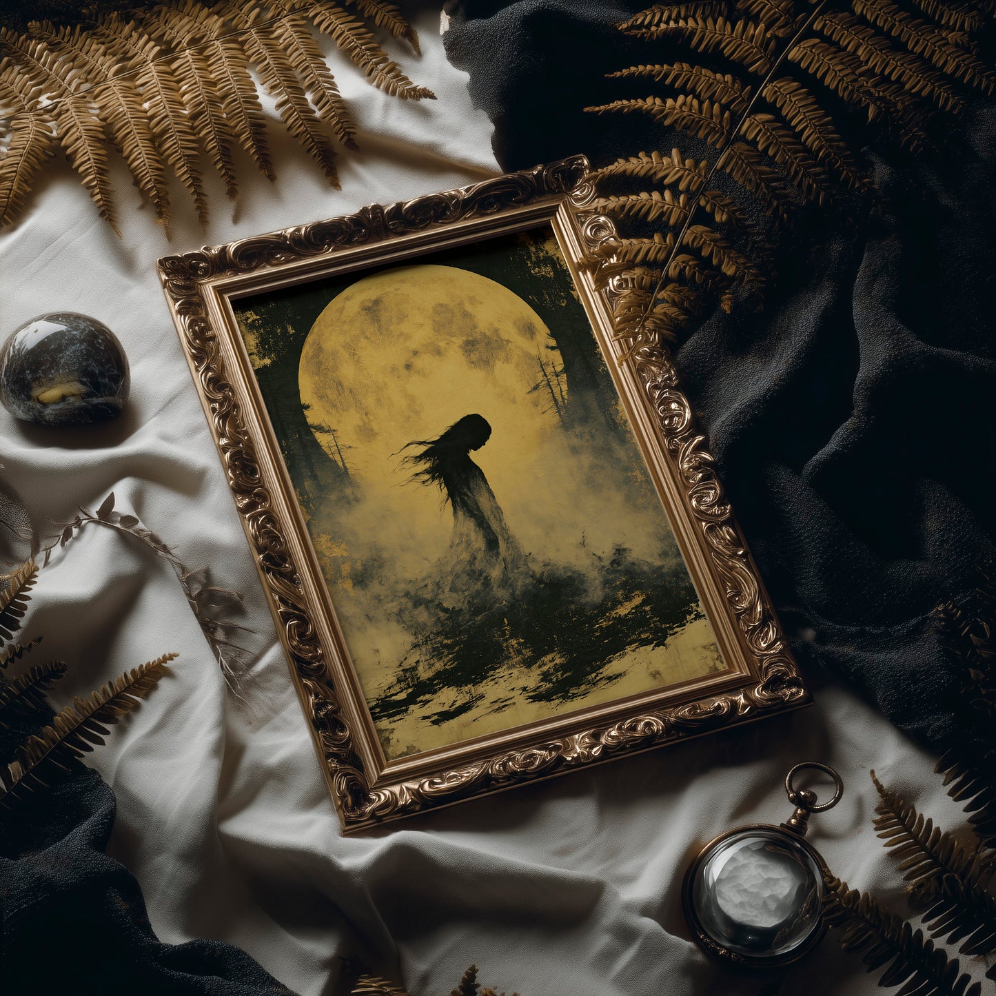Windswept Under the Golden Moon