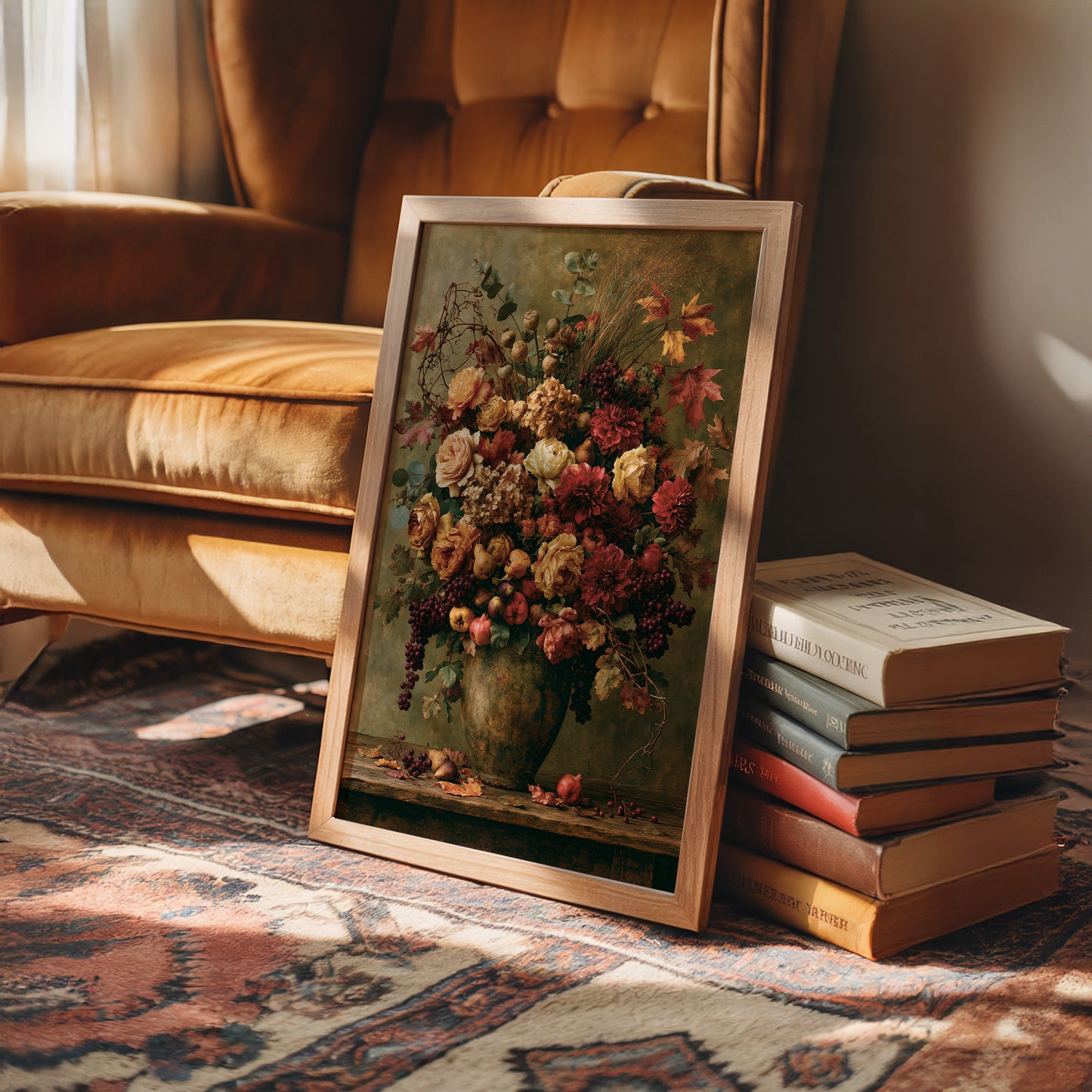Autumn Harvest: An Opulent Classical Still Life