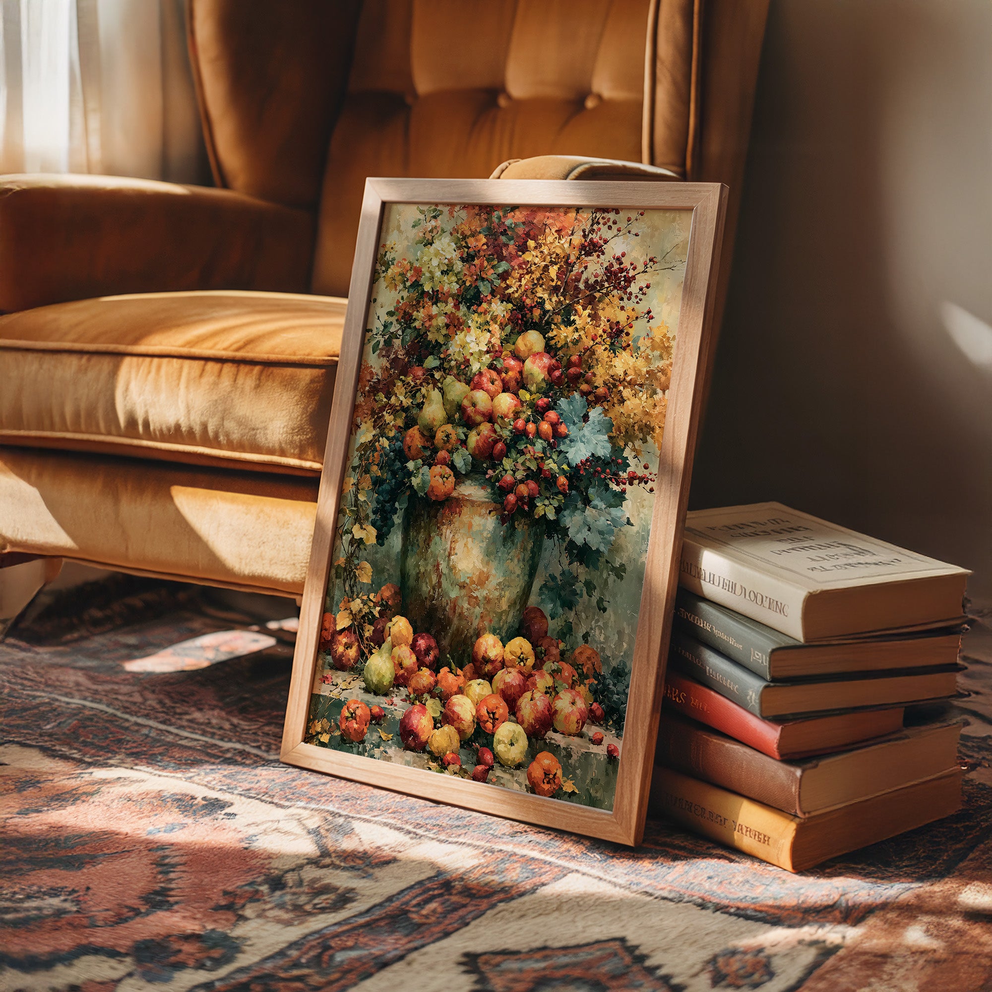 Overflowing Autumn Urn