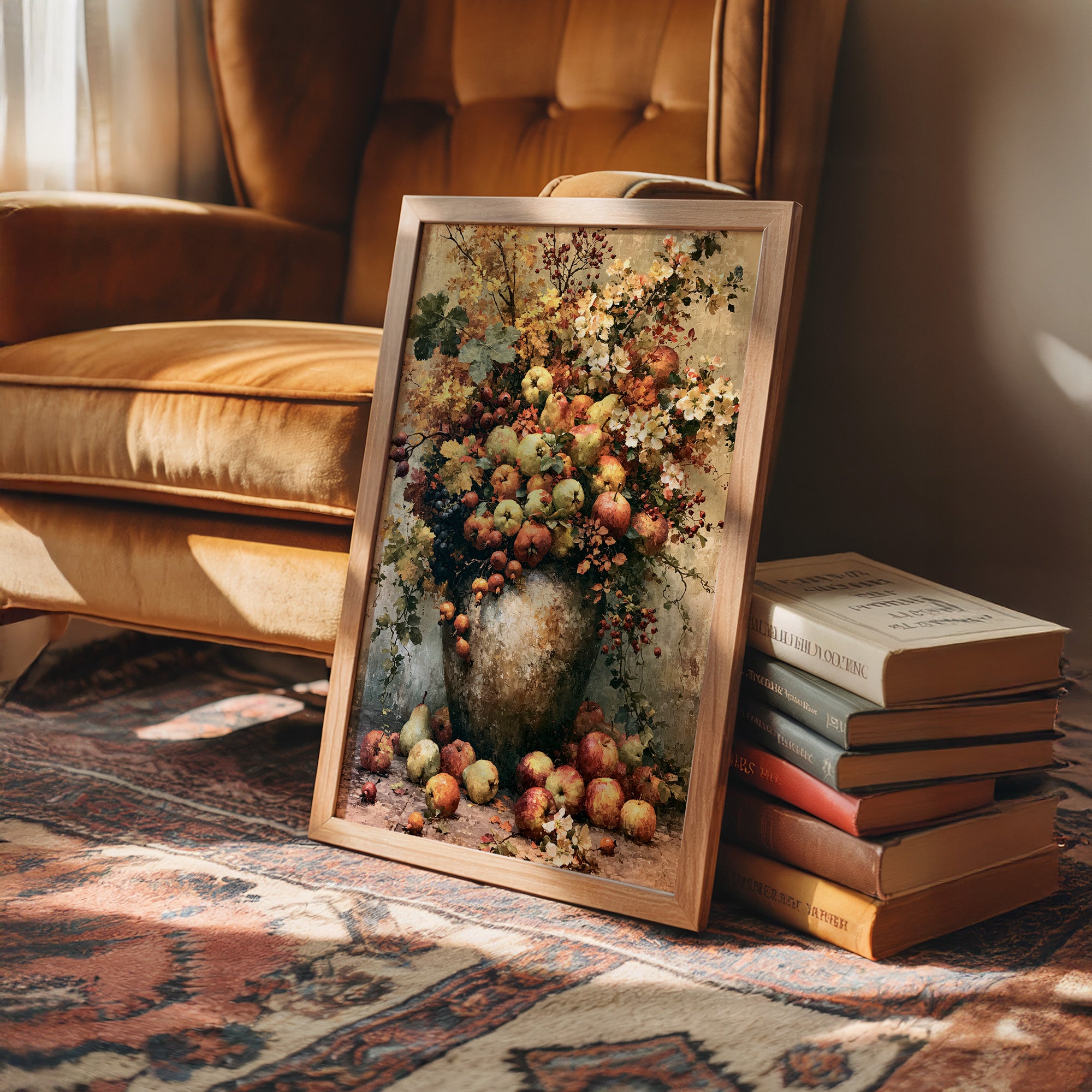 Quince, Grapes & Blossom Cascade