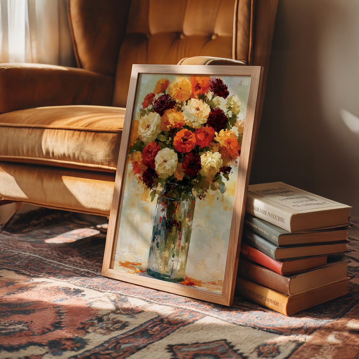 Roses in a Jar, Autumn Glow