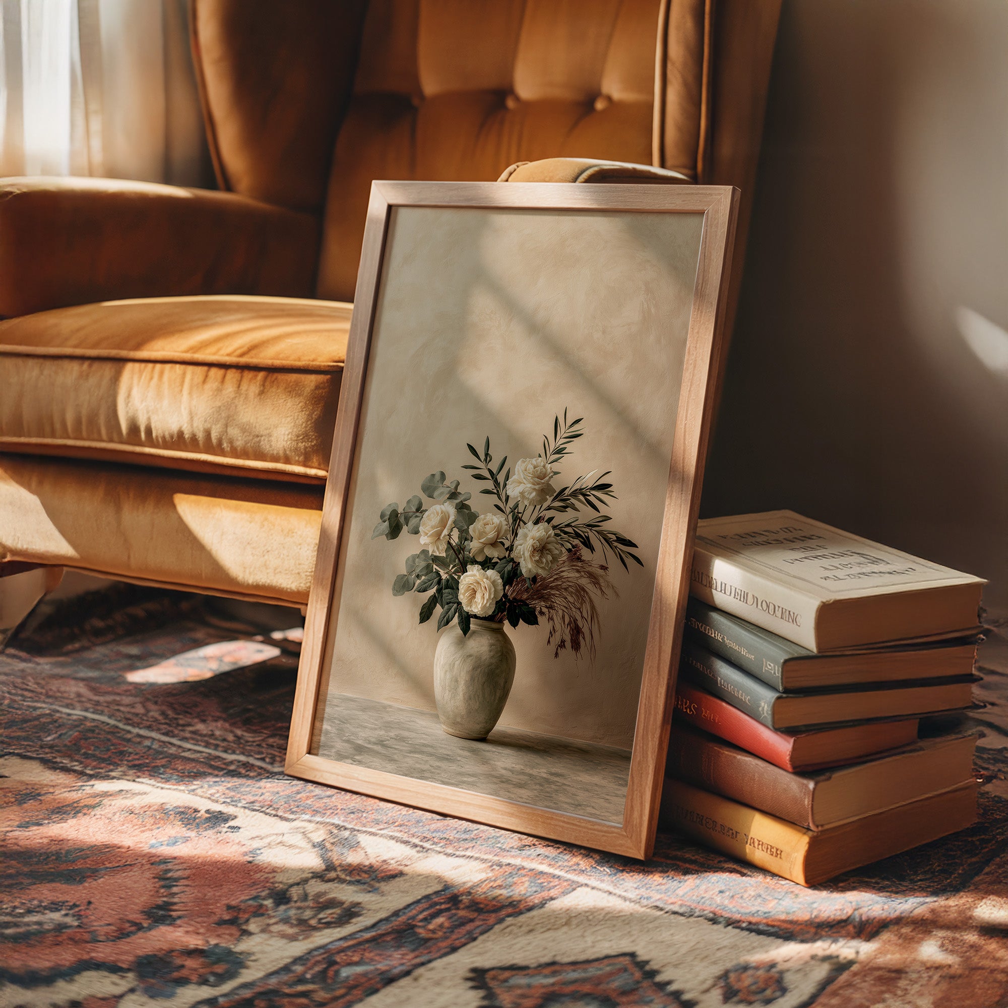 Ivory Roses, Upright & Serene