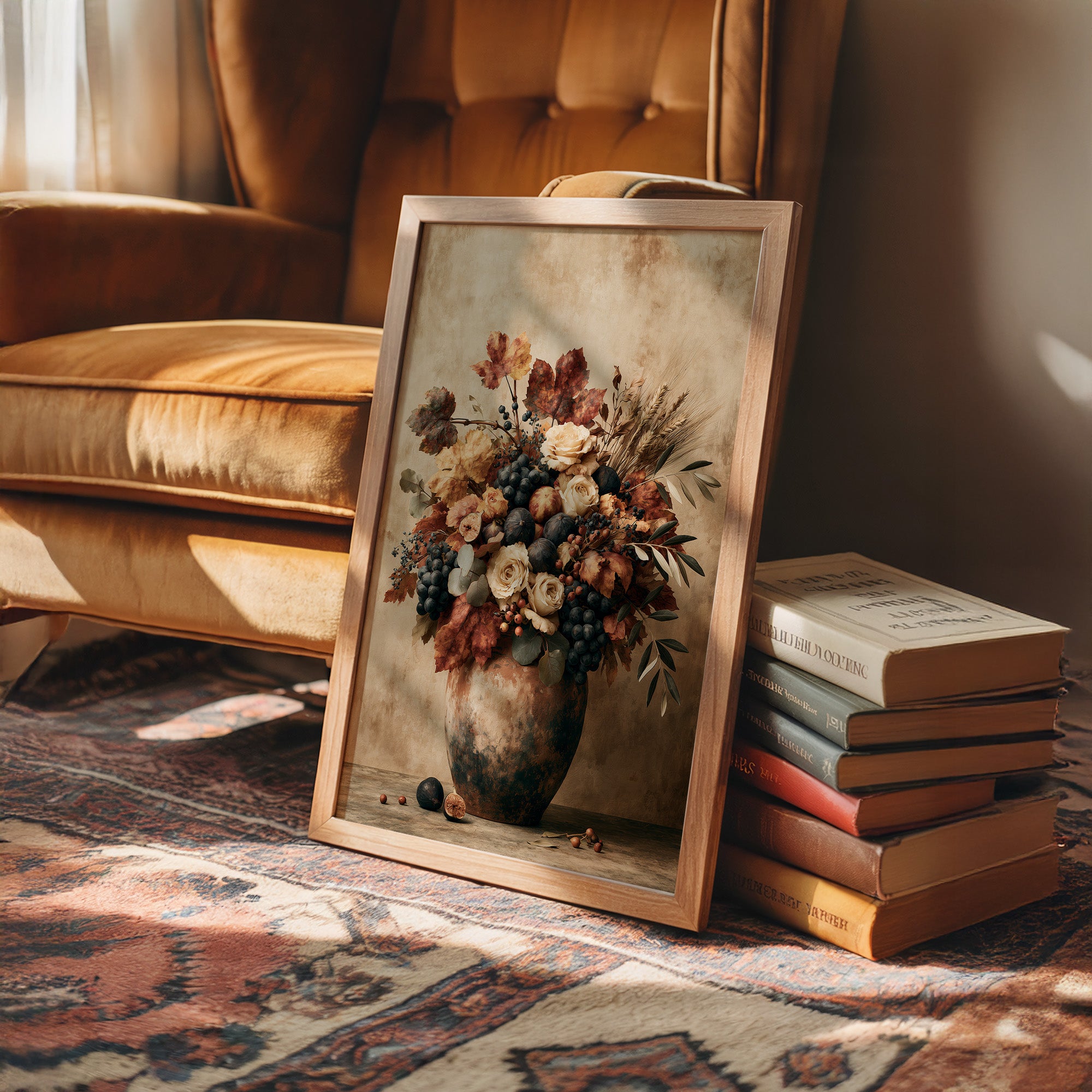 Maple Leaf & Fig Harvest Urn