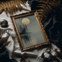 Bare Trees, Wide Water Moon