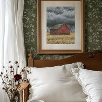 Red Barn Braces for the Storm