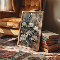 Magnolia Sprawl on Weathered Copper