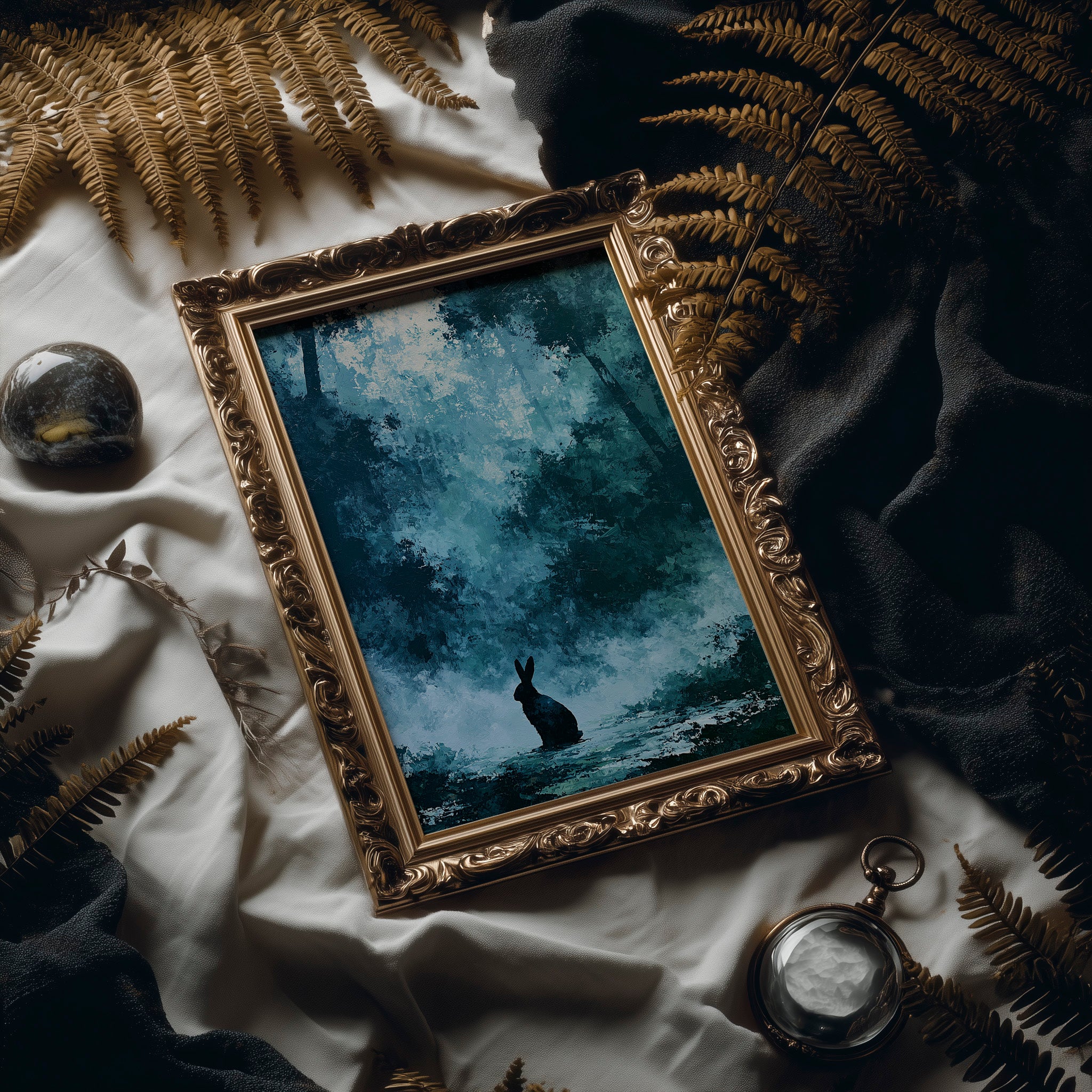 Rabbit in the Blue Hour